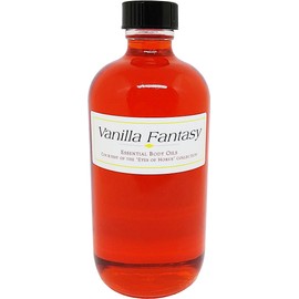 TCEShop Vanilla Fantasy Scented Body Oil Fragrance [Regular Cap - Red - 8 oz.] - ID#23658