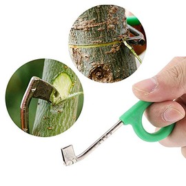 Barking Cutter, Manganese Steel Garden Fruit Tree Grape Pruning Tools Scissor Girdling Knife, Barking Cutter Scissor Girdling Knife