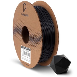Protopasta Static Dissipative Black PLA 3D Printer Filament for ESD Safe Prints | Easy Printing with Low Warp and Wear | 1.75mm Filament | 1kg with Recyclable Cardboard Spool