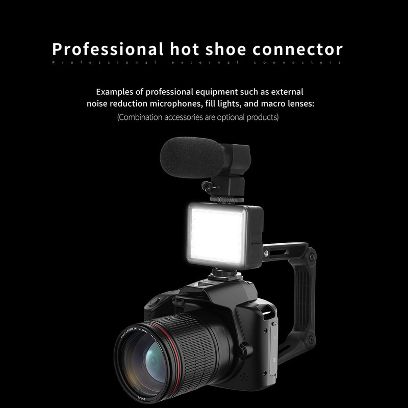 4K Digital Cameras for Photography，4K 64MP/60FPS Video Camera for Vlogging,