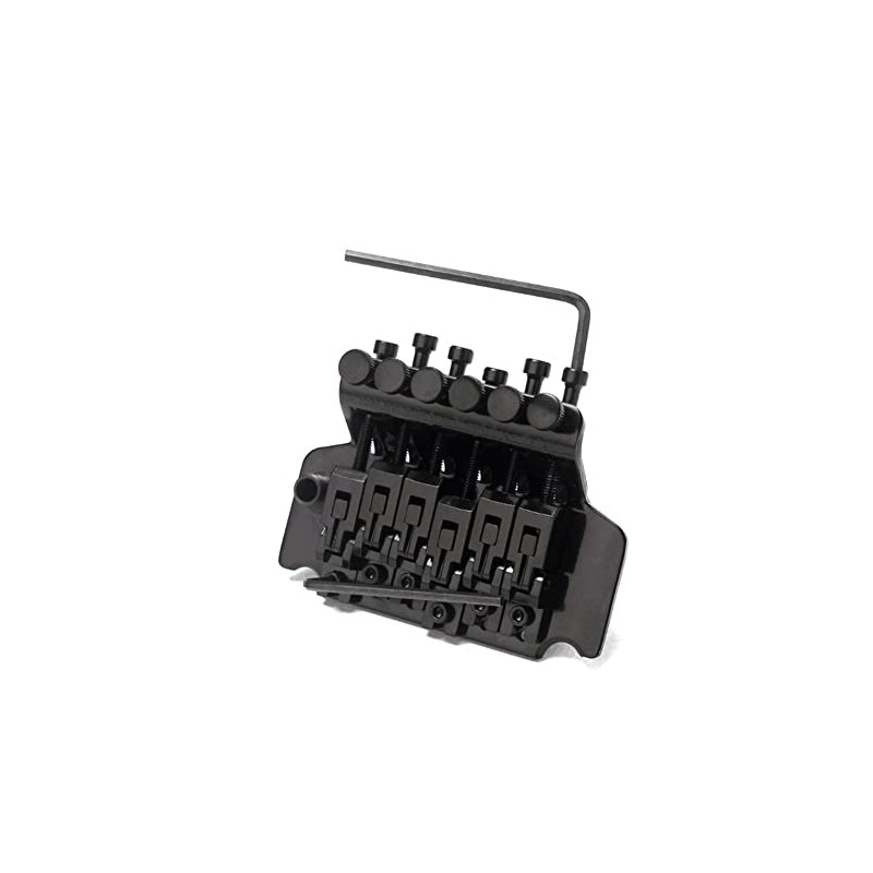 Black Replacement Double Roll Locking Tremolo System Bridge Electric Guitar