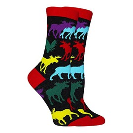 WHD Moose Pop Socks (Black, Large)