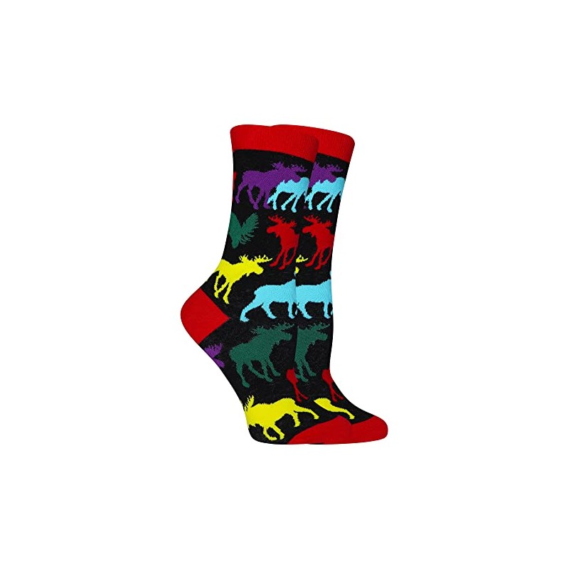 WHD Moose Pop Socks (Black, Large)