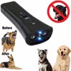 Plastic Ultrasonic Dog Repeller Deterrent,LED Light Anti Barking Equipment Dog