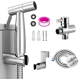 Getallis Premium Handheld Bidet Sprayer for Toilet - Stainless Steel with 2 Water Modes, Leak-Proof, Eco-Friendly & Multi-Purpose (Feminine Wash, Baby Care, Pet Shower)