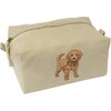 'Cavapoo Dog ' Canvas Wash Bag/Makeup Case (CS00031685)