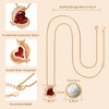 CDE Necklace Women's Rose Gold Heart Necklace for Women Jewellery