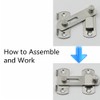 20 x 50 x 70 mm Stainless Steel Door Bolt