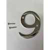 3 Inch Polished Chrome Screw-On Number 9 – Door Numeral