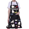 ENSIANTH Samoyed Aprons Samoyed Lover Gifts Samoyed Kitchen Aprons With