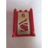 Stratego 1986 Vintage Game Piece: Red Lieutenant #6