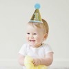 Toyvian 1st Birthday Hat Glitter Cone Hat Adjustable Tiara Headbands