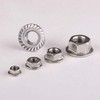 M8 Stainless Steel Serrated Flanged Nuts Hex Flange Nut