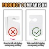 GLSOWEE Clear Parking Permit Holder, Car Rear View Mirror Document