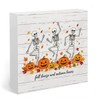 Funny Fall Halloween Pumpkin Sign Home Office Decor Autumn Decorations