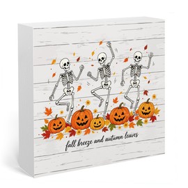 Funny Fall Halloween Pumpkin Sign Home Office Decor Autumn Decorations