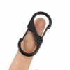 [FUSSED] 10 Pcs S-Shaped Carabiner, Small Adjustable Metal Buckle, Chain