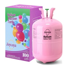 Helium Tank 22L for Balloons at Home Tank Up to 100 Latex Balloons,Latex Balloons and Ribbons Included 1 Box