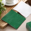 Crtiin 100 Pcs Woodland Baby Shower Napkins Woodland Animals Embossed