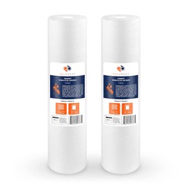 Aquaboon 1 Micron 20 x 4.5 Sediment Water Filter Replacement Cartridge | Whole House Sediment Filtration | Compatible with AP810-2, SDC-45-2005, FPMB5-20, P5-20, FP25B, 155358-43, 2 Pack