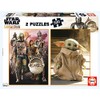 Educa 18871 The Mandalorian 2 Puzzles x 500 Pieces, multicoloured,