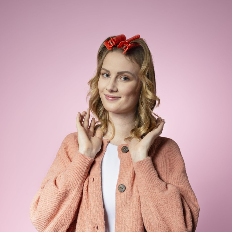 invisibobble Roller Rose Set (2 Pieces) - Volume Clips for
