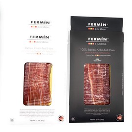Pure Bellota Iberico Ham (2 pack) + Iberico Pork Ham (2 pack) Premium Quality, Hand Carved Style