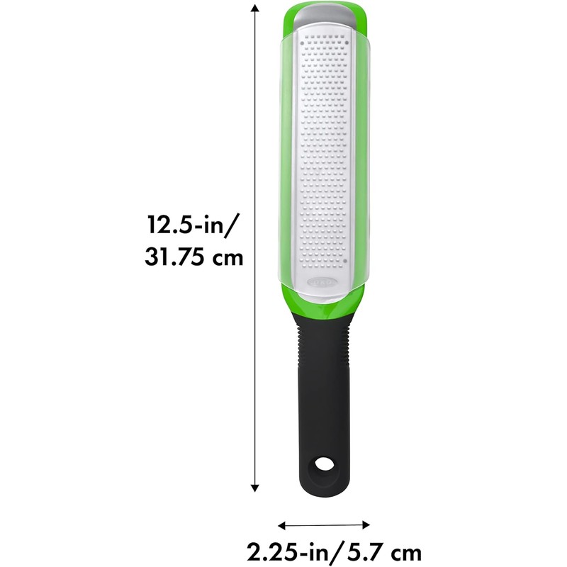 Oxo 11215400 Rallador para Cítricos Acero Verde/Negro, Multicolor