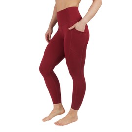 90 Degree By Reflex Power Flex Yoga Pants - High Waist Squat Proof Ankle Leggings with Pockets for Women - Mars Haze - XS