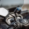 Quad Lock Mirror Stem Motorcycle Phone Mount Kit with Vibration
