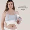 Bravado Women's Clip and Pump Maternity Bra, Grey Hellgrau Meliert),