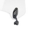 Motorcycle Windscreen Adjustable Clip On Windshield Universal Wind Deflector for