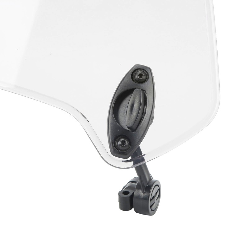 Motorcycle Windscreen Adjustable Clip On Windshield Universal Wind Deflector for