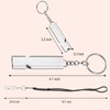 UGrandF 3 Pack Survival Safety Whistles with Lanyard and Keychain