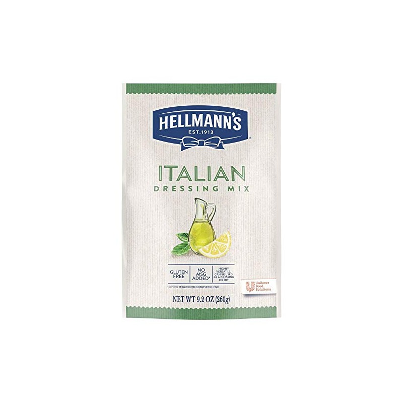 Hellmann's Italian Salad Dressing Dry Mix Pouch Vegan, Gluten Free,