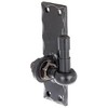 Alberts 323066 Screw-On Hinge | Wrought Iron | Black Plastic