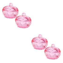 Ipetboom Sets Monomer Holder Acrylic Nails Dappen Dish Bowl Lid Nail Art Tools for Liquid and Powder Pcs