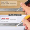 Builders pencil Mechanical Pencil Set with 14 Refills 2 Colors,