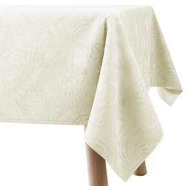 Filumi Eris Tablecloth 120 x 180 cm Cream Washable for Indoor Outdoor Use Monster Pattern