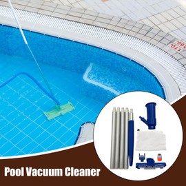 Vacuum for Pool | Manual Pool Vacuum - 5 Sections Telescopic Pole Maintenance Equipment for Lake Spa Hot Tub Backyard Outdoor Fountain Pond