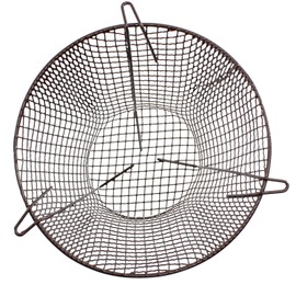 SPARES2GO Universal K6 Plastic Coated Terminal Guard Round Boiler Flue Cage (11.5'' / 290mm) Brown