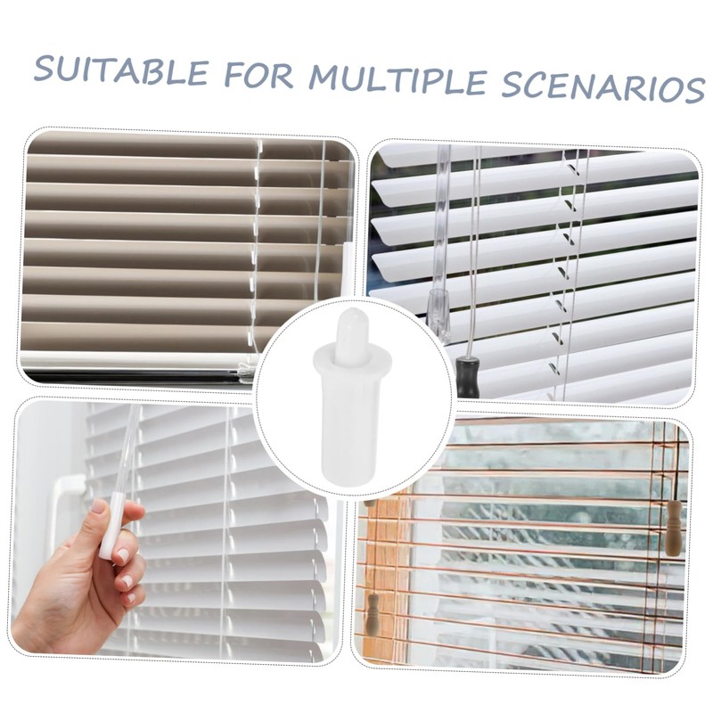 40pcs White Plastic Shutter Repair Pins Kit for Home Window