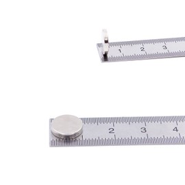 Brudazon 10 Mini Disc Magnets 10 x 2 mm N52 Strongest Level Neodymium Magnets Ultra Strong Power Magnet for Model Making, Photo, Whiteboard, Notice Board, Fridge, Crafts, Magnetic Disc Extra Strong