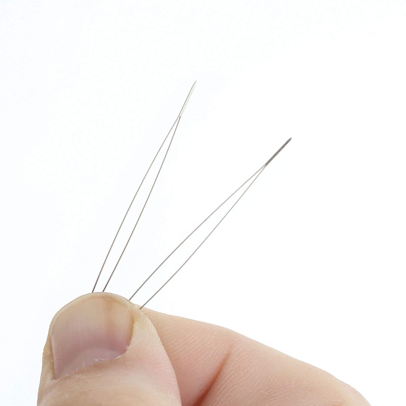 The Beadsmith Big Eye Beading Needles, 2.125 inches, 4 per