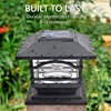 Davinci Lighting Edison Solar Outdoor Post Cap Lights - 4x4
