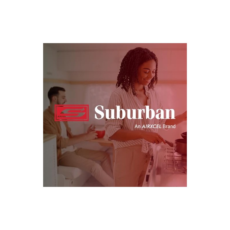 Suburban 12ft Quick Connect RV Propane Hose; 12’ x ­1/4”