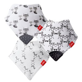 Nuby Bandana Teething Bibs, Pack of 3