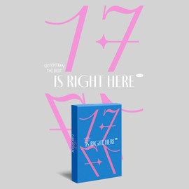 SEVENTEEN - BEST ALBUM [17 IS RIGHT HERE] (DEAR Ver. - Random Ver.) Ounbox + Hardcover Binder + Booklet + Lyric Book + CD-R + Random Photocard + 2 Pin badges + 4 Extra Photocards