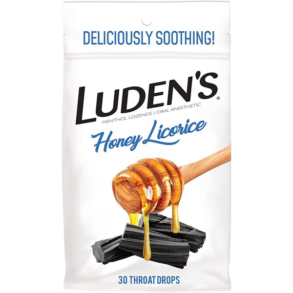 Ludens Hny Licorice Drops Size 30ct Ludens Hny Licorice Drops 30ct…
