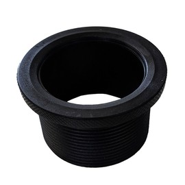 SereneDrains Shower Drain Gasket Plastic Threaded Fitting Seal Adapter for 2 Inch No Hub Drain Base Flange for Square and Linear Shower Floor Drains Thread Extension (Plastic)